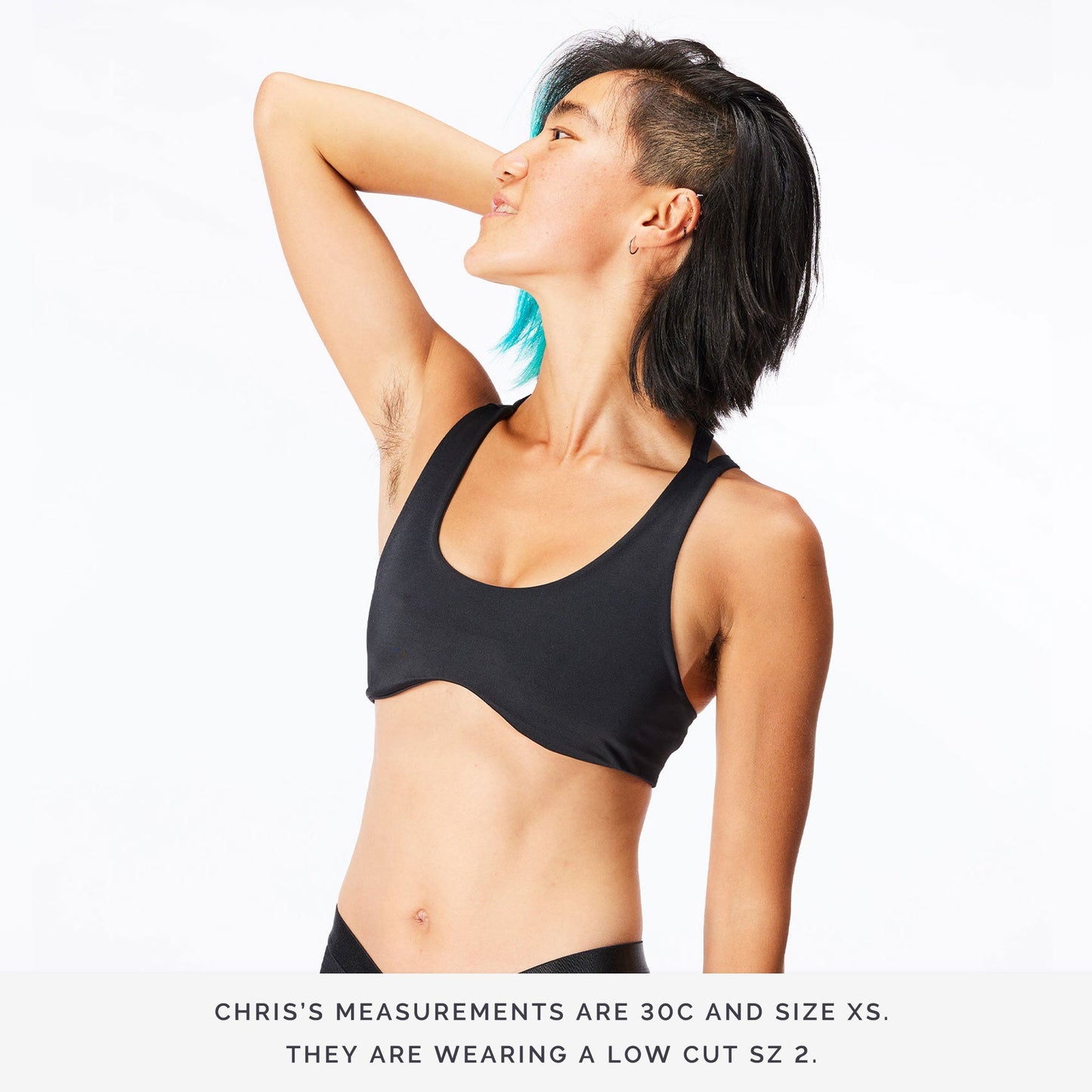 TOURA Basewear Top - Hiking Sports Bra Swimsuit