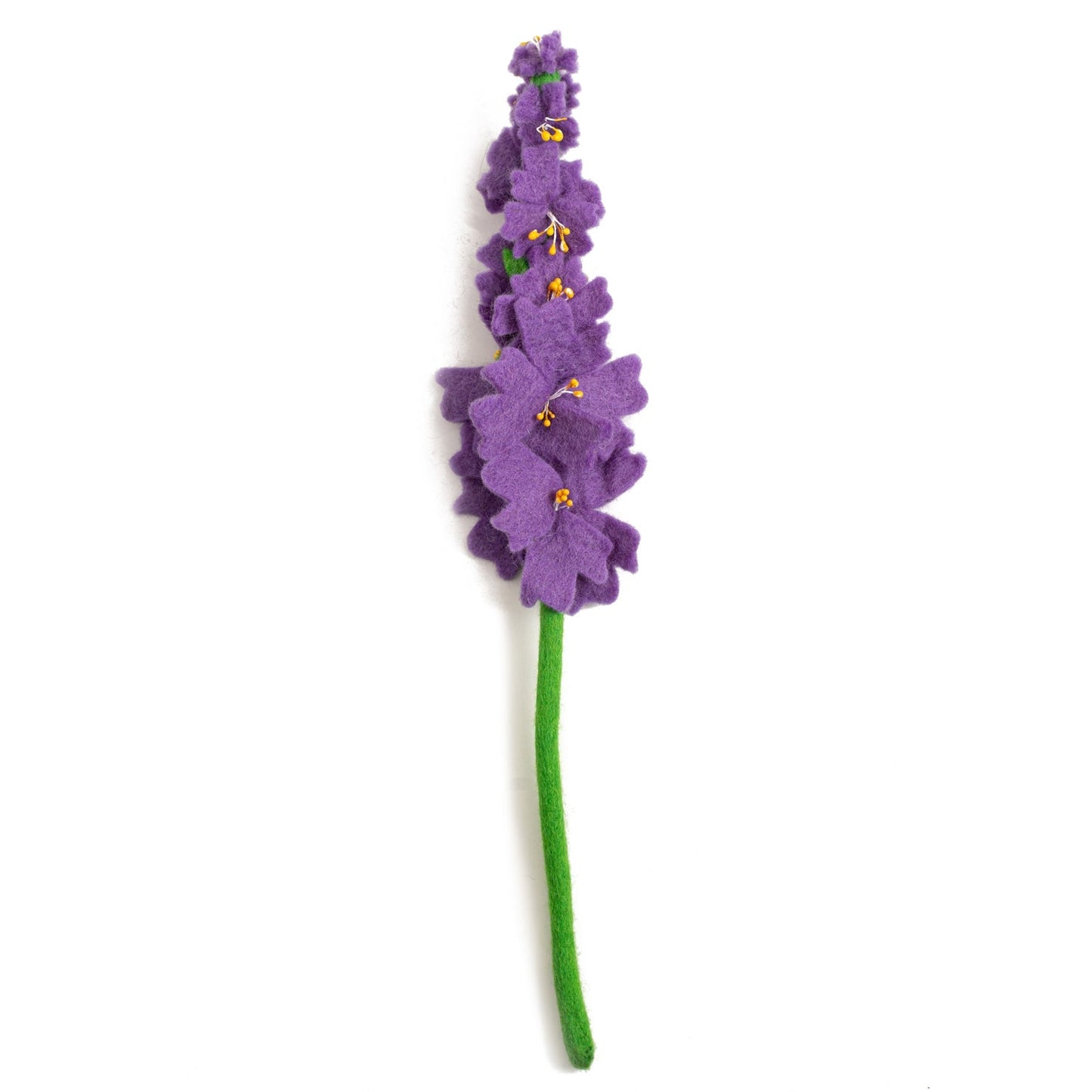 Purple felt Crepe Myrtle flower.