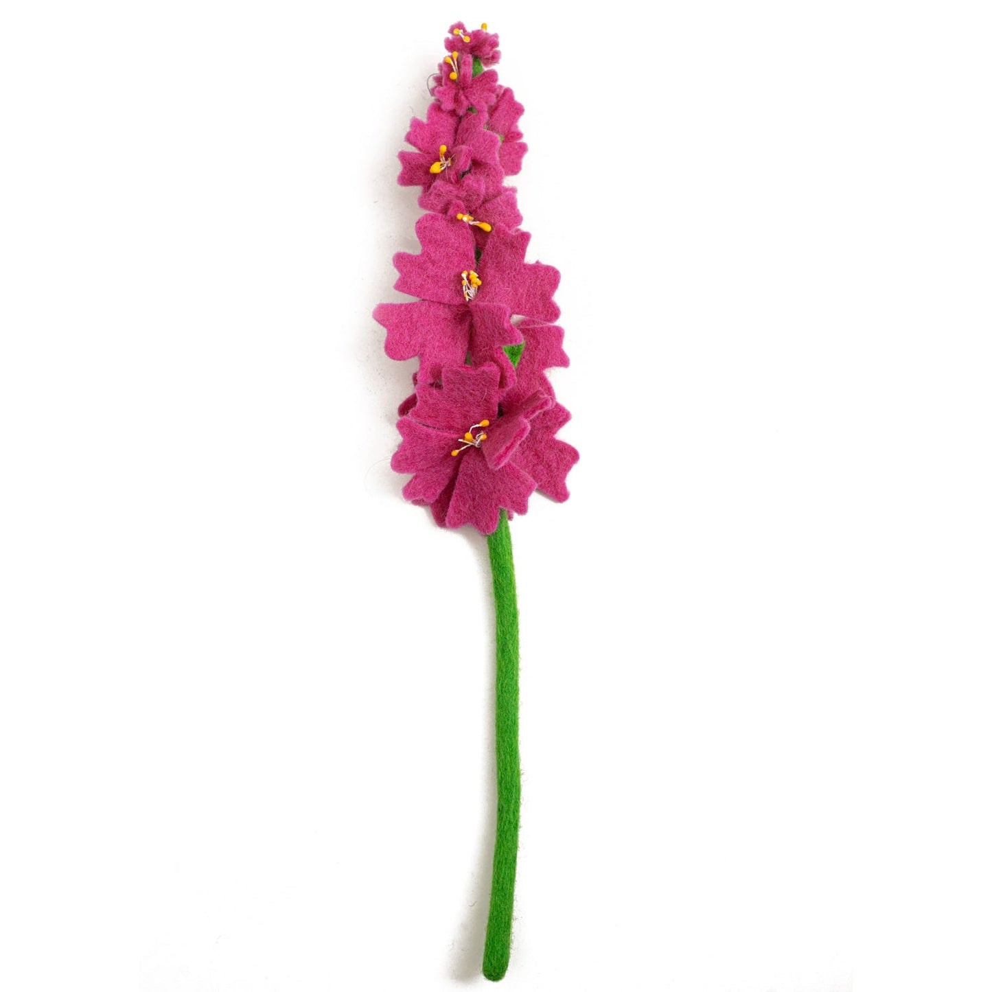 Magenta felt Crepe Myrtle flower.