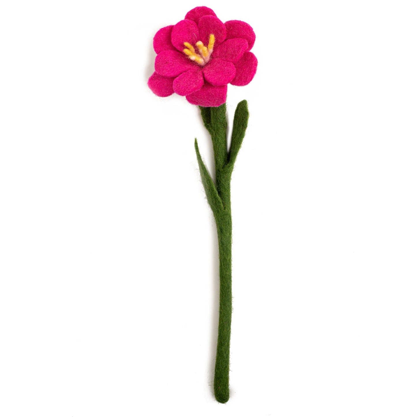 Pink felt Camellia flower.