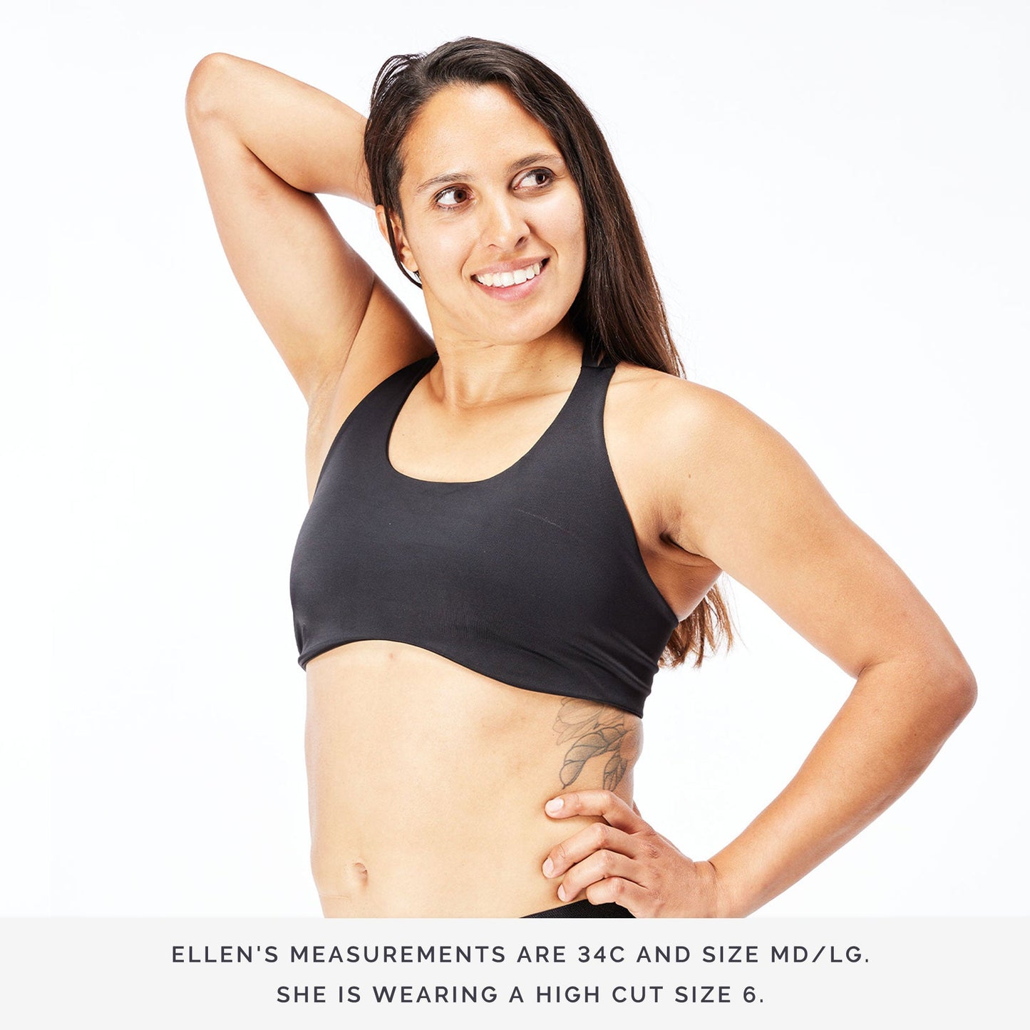 TOURA Basewear Top - Hiking Sports Bra Swimsuit