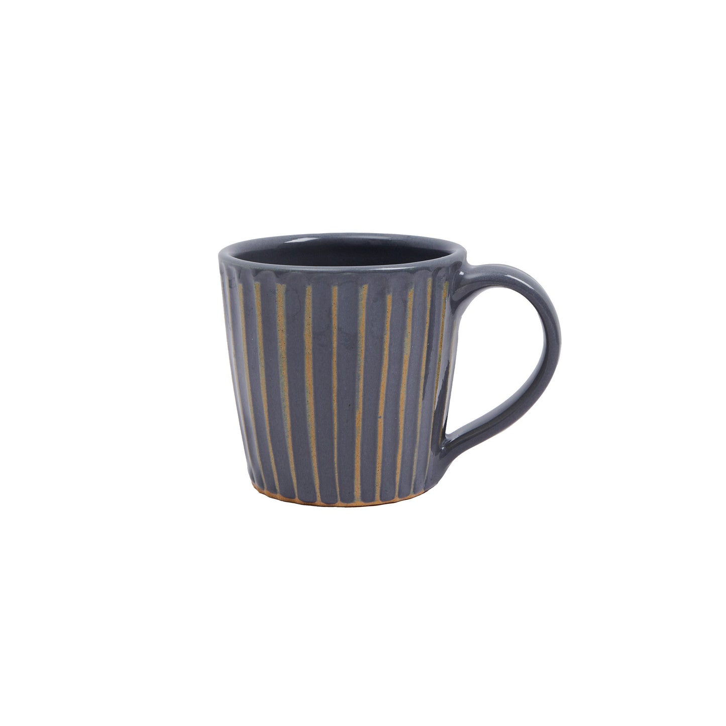 Stone mug with handle.