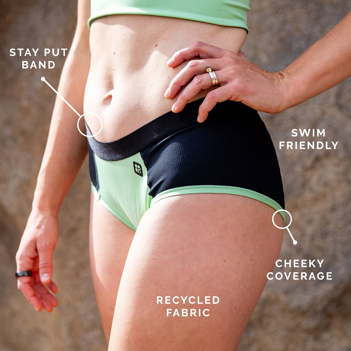 Brief | TOURA Basewear Bottoms - Swim Hiking Underwear