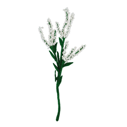 White felt Baby's Breath flower.