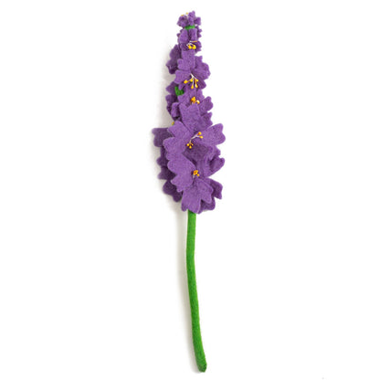 Purple felt Crepe Myrtle flower.