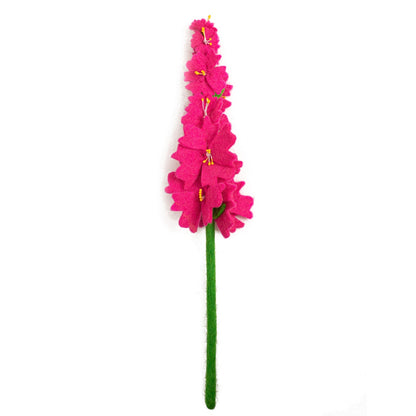 Hot pink felt Crepe Myrtle flower.