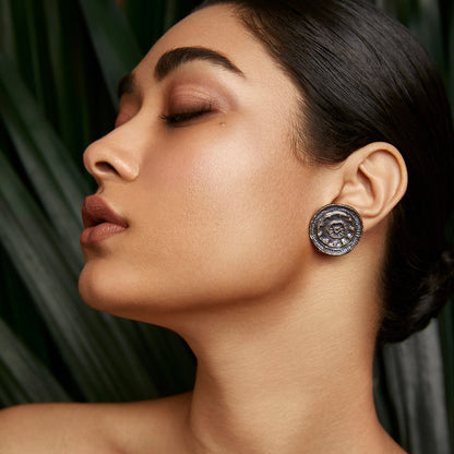 BEEJ MANDALA Post Earrings