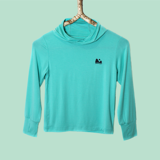 safety aqua Bamboo ONE Shirt V2 – kids sun shirt for adventure and layering