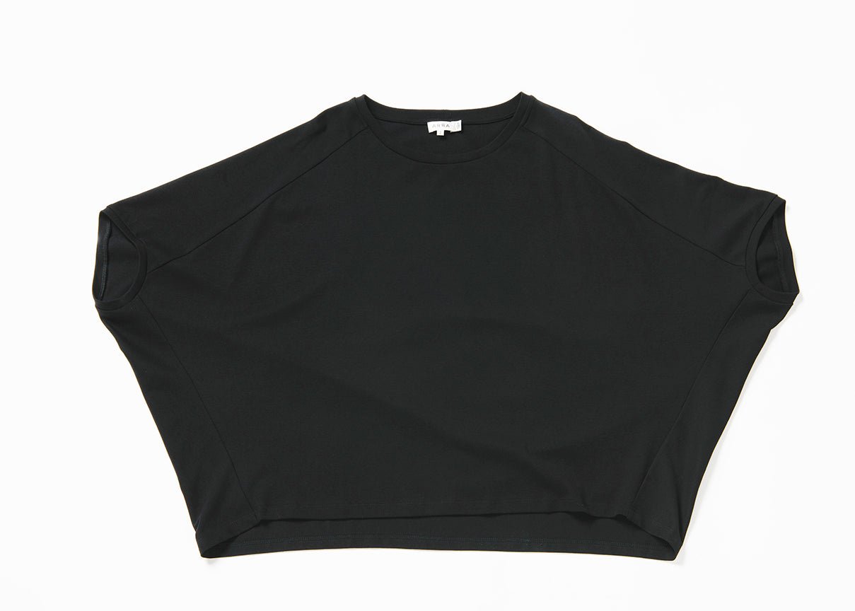 Front view of black top.