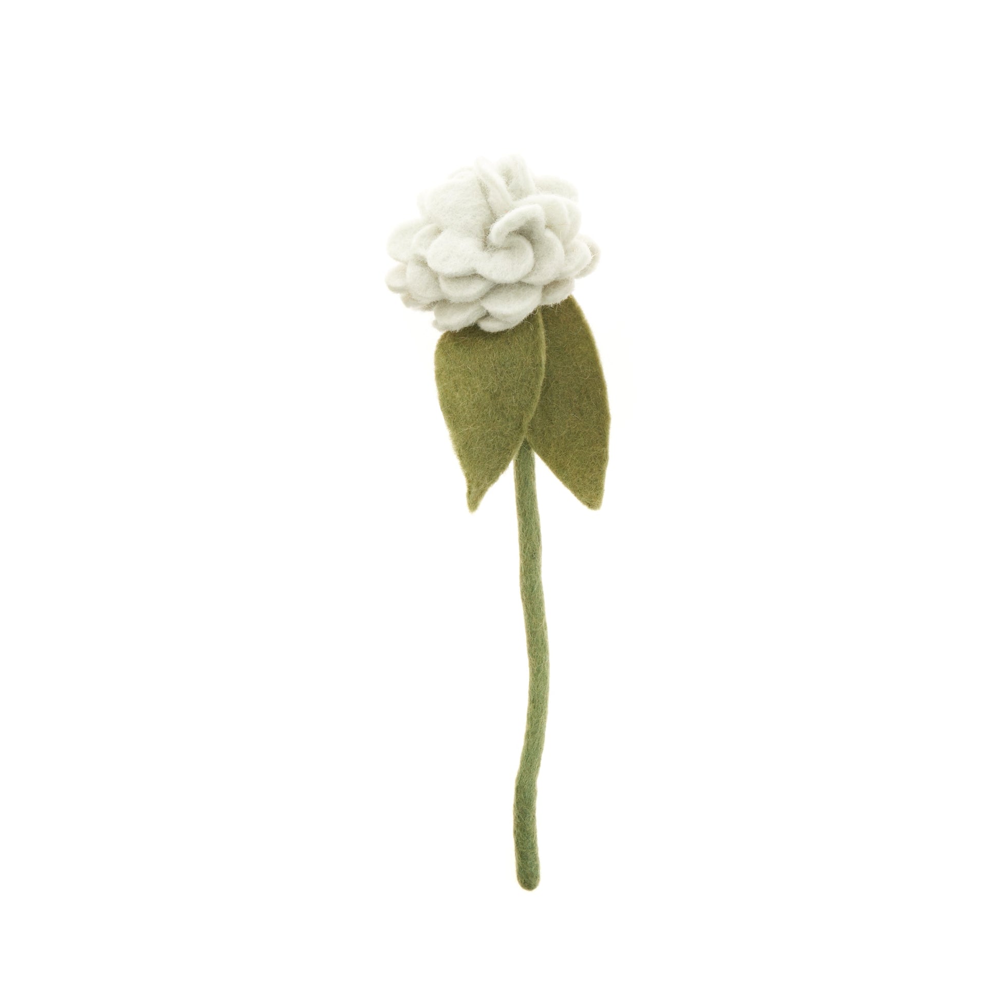 Light blue felt Geranium flower.
