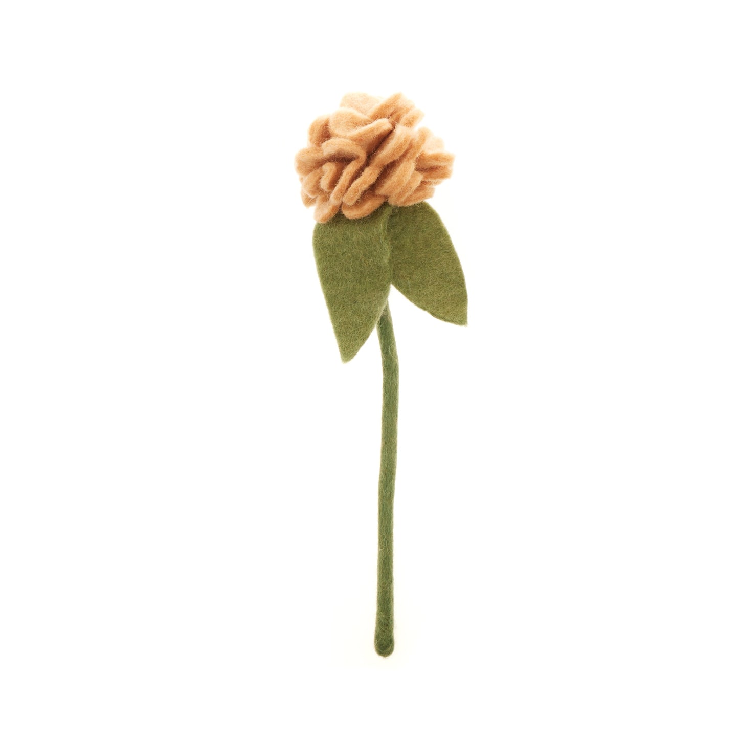 Tan felt Geranium flower.