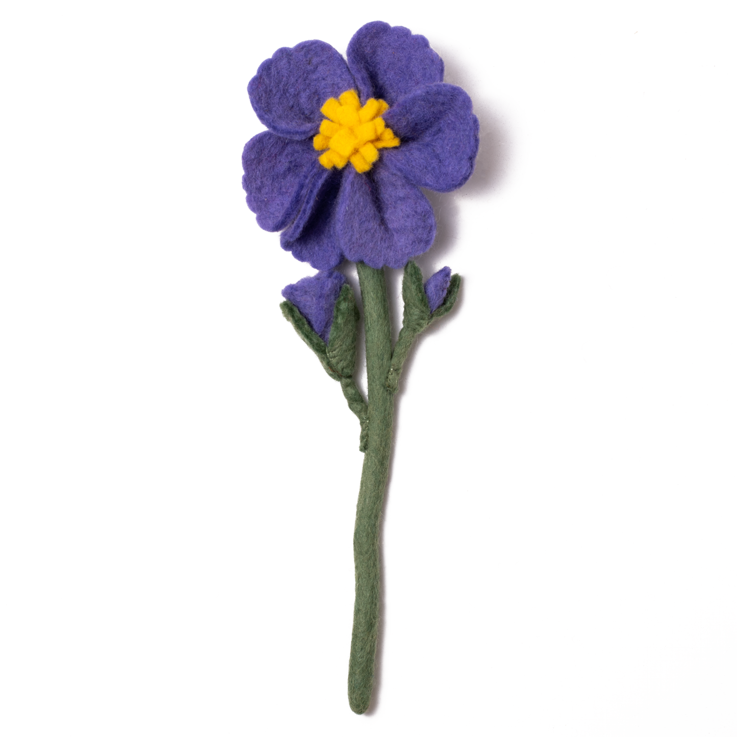 Purple felt Cosmo flower.