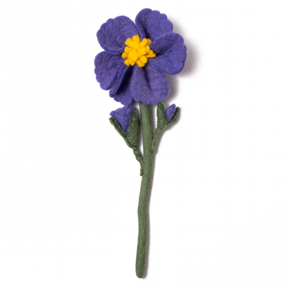 Purple felt Cosmo flower.