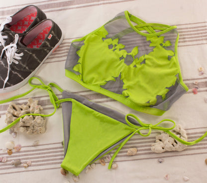 Green Bikini String Bottoms