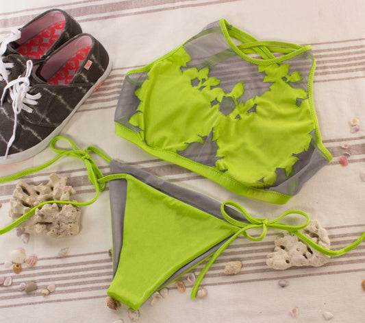 Green Bikini String Bottoms