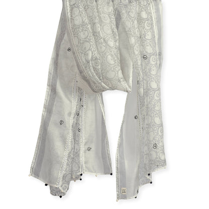 Kota Silk Handwoven Hand Block Printed Shoulder Wrap