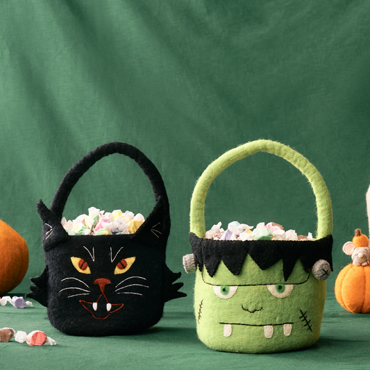 Felt Monster Halloween Bucket