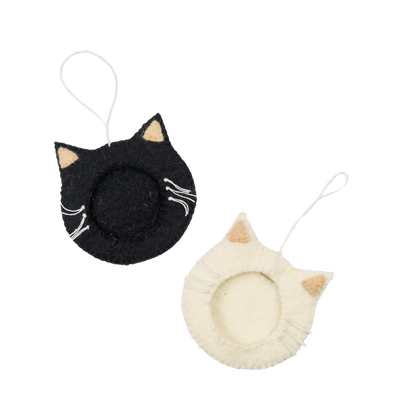 Felt Cat Frame Ornament