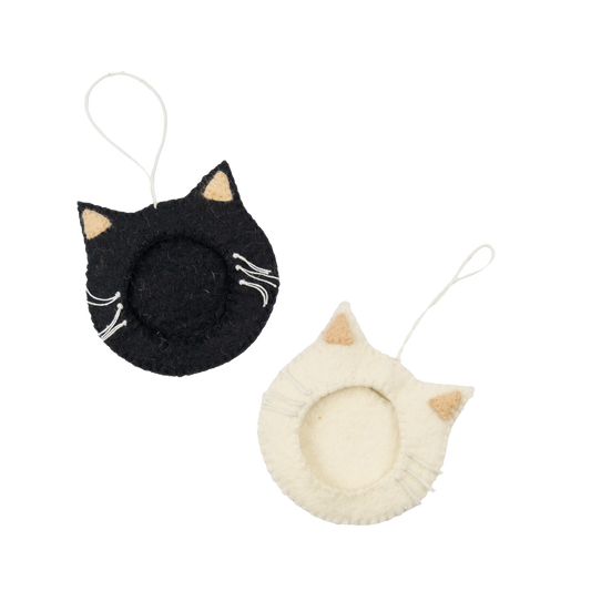 Felt Cat Frame Ornament