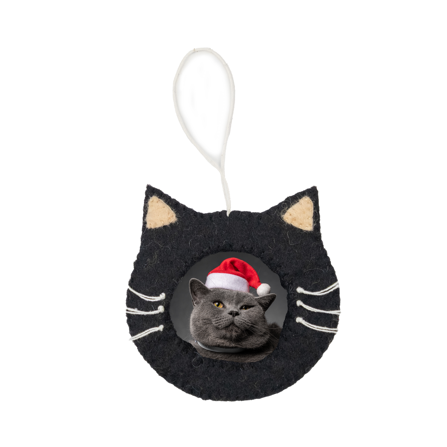Felt Cat Frame Ornament