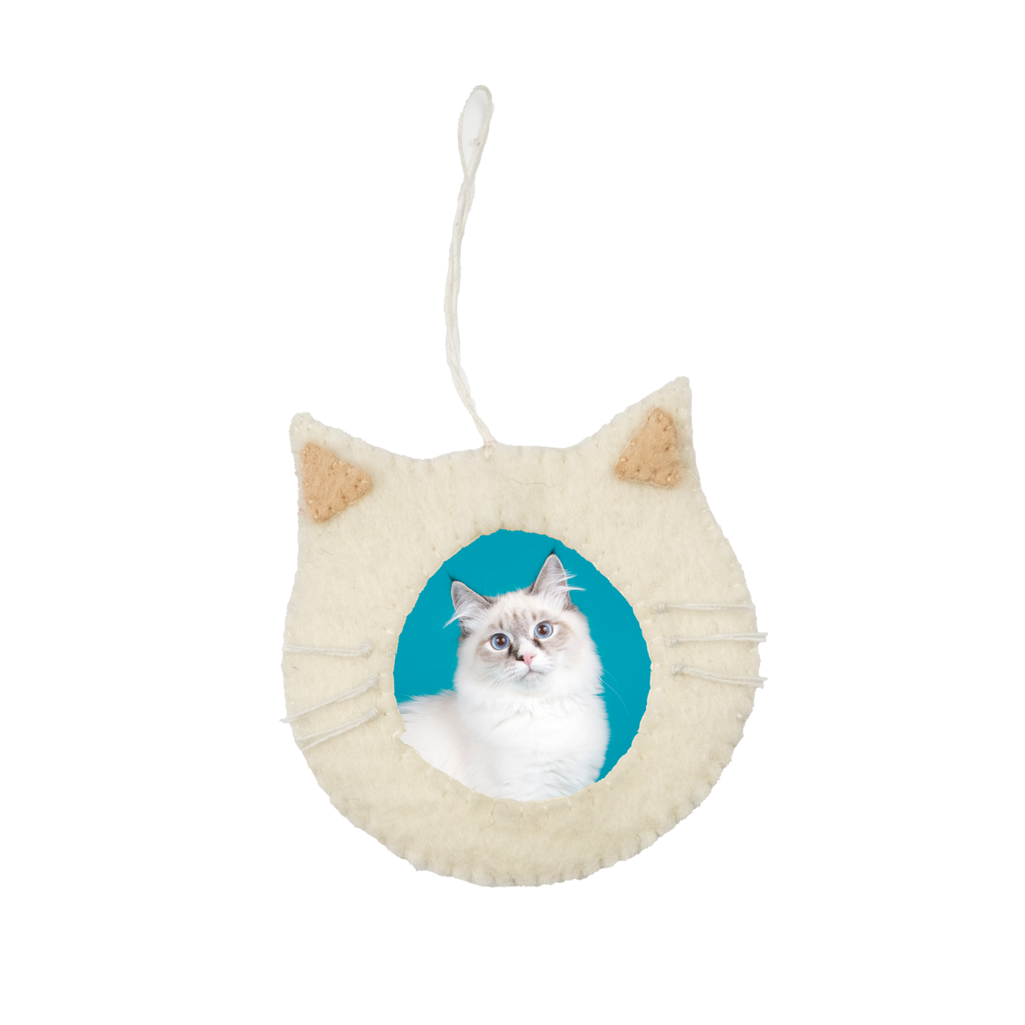 Felt Cat Frame Ornament
