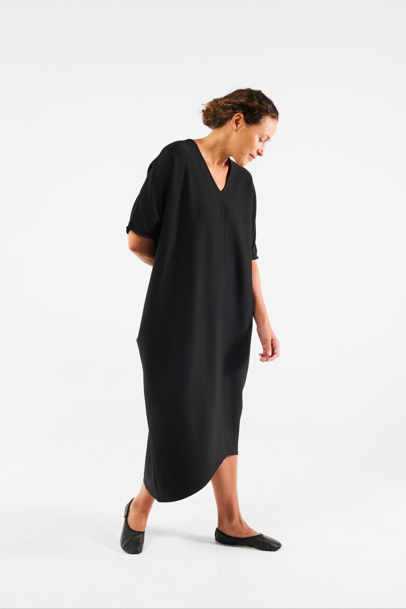 Vestis Organic Cotton Dress, Black