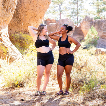 High Cut | TOURA Basewear Top - Hiking Sports Bra Swimsuit