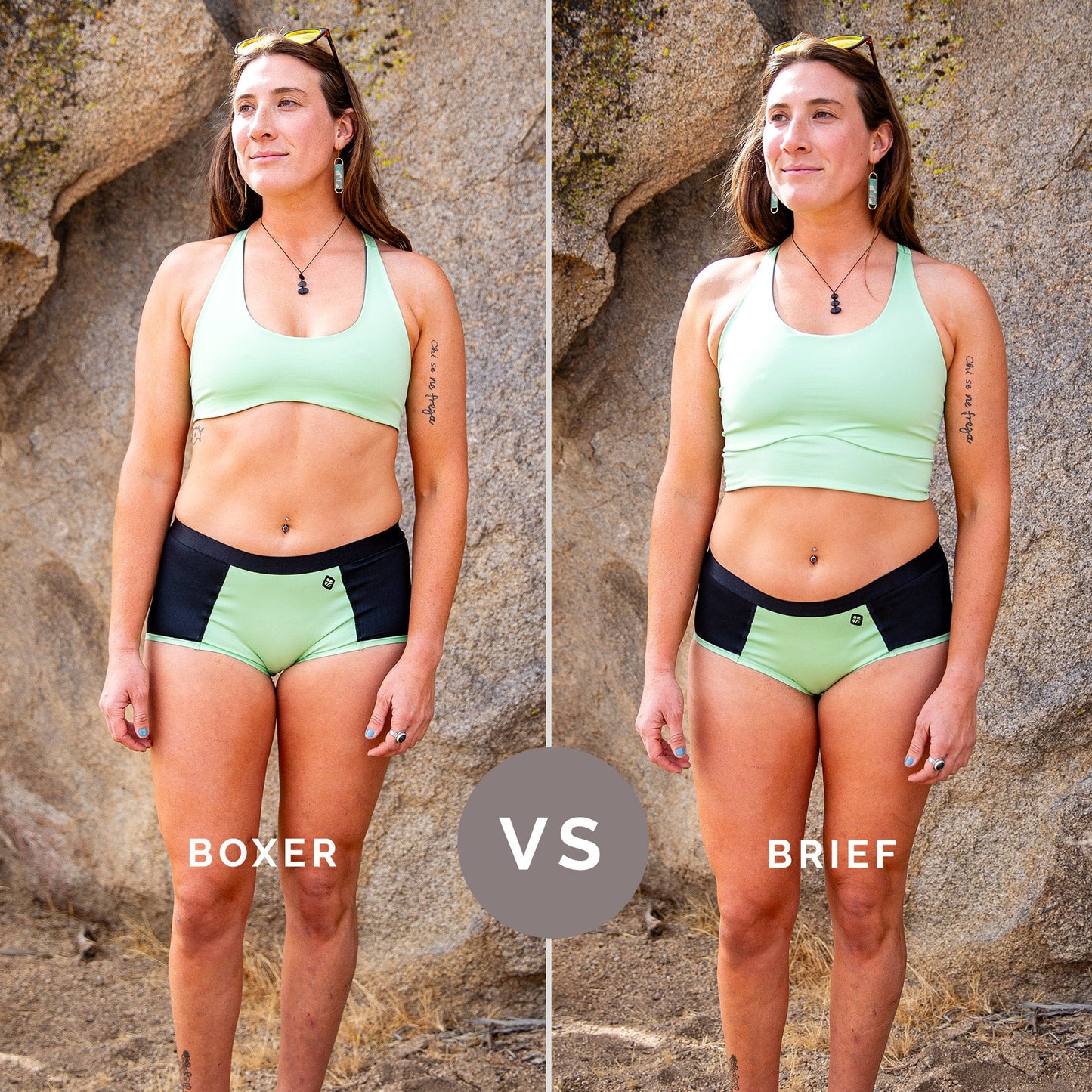 Boxer | TOURA Basewear Bottoms - Swim Hiking Underwear