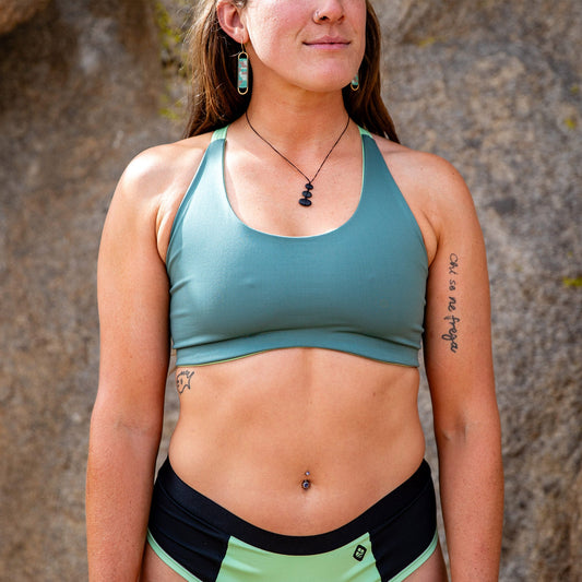 TOURA Basewear Top - Hiking Sports Bra Swimsuit